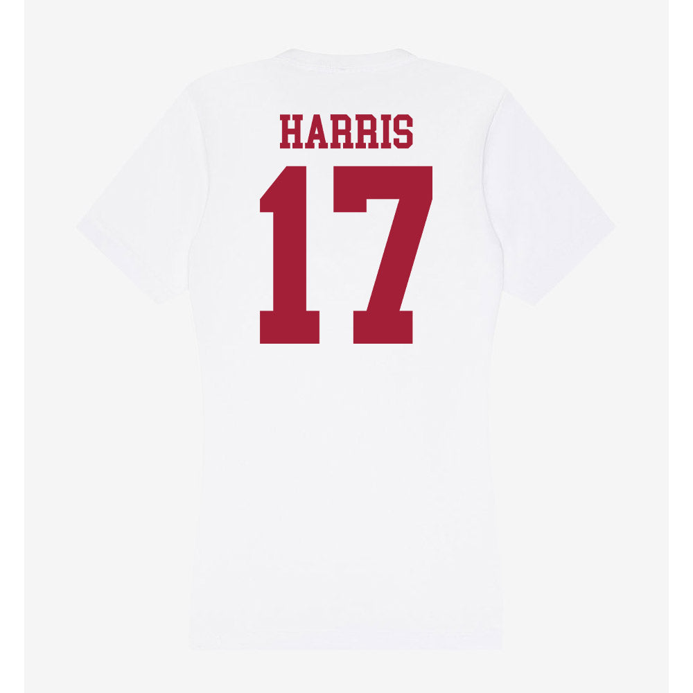 Oklahoma - NCAA Baseball : Dasan Harris - Women's V-Neck T-Shirt-1