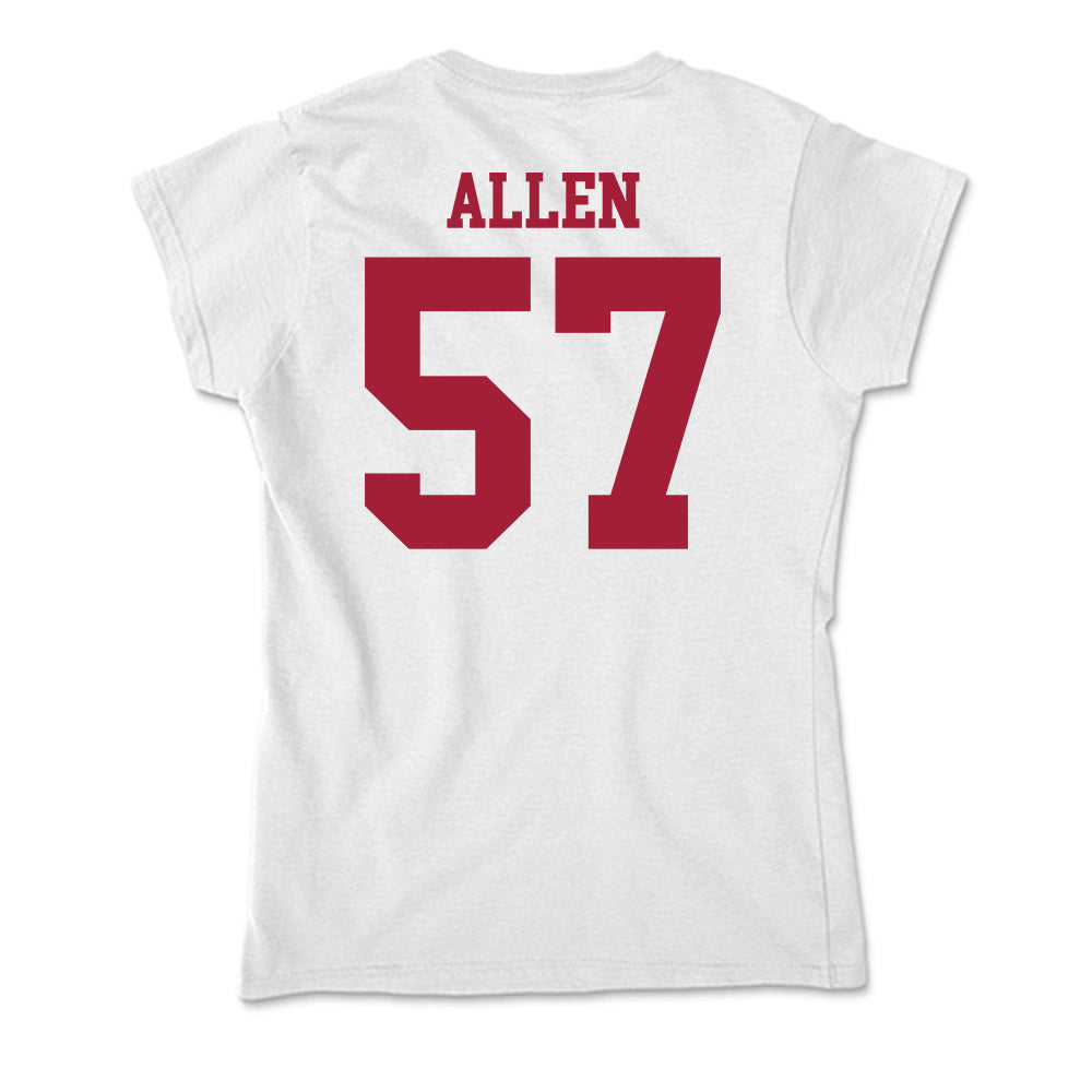 Oklahoma - NCAA Football : Gunnar Allen - Soft Style Women’s T-Shirt-1