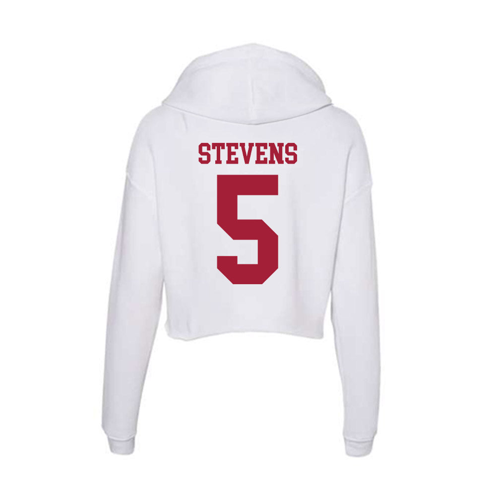 Oklahoma - NCAA Baseball : Nolan Stevens - Women's Crop Fleece Hoodie-1