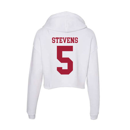 Oklahoma - NCAA Baseball : Nolan Stevens - Women's Crop Fleece Hoodie-1