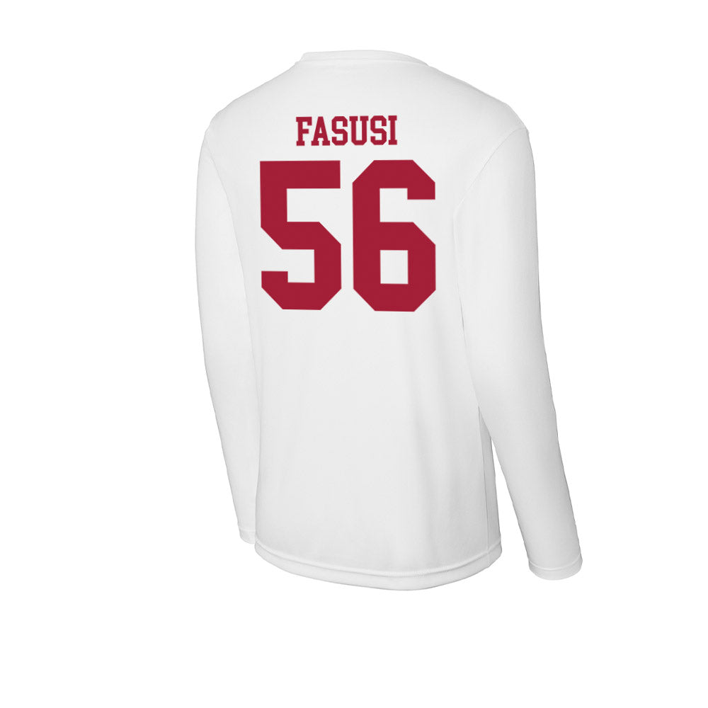 Oklahoma - NCAA Football : Michael Fasusi - Activewear Long Sleeve T-Shirt-1