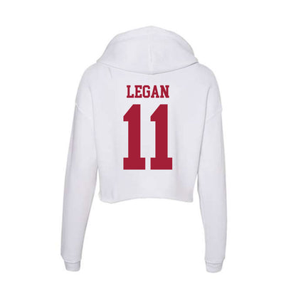 Oklahoma - NCAA Women's Soccer : Drue Legan - Women's Crop Fleece Hoodie-1