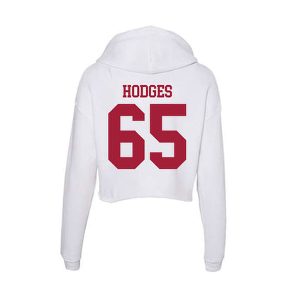 Oklahoma - NCAA Football : Ace Hodges - Women's Crop Fleece Hoodie-1