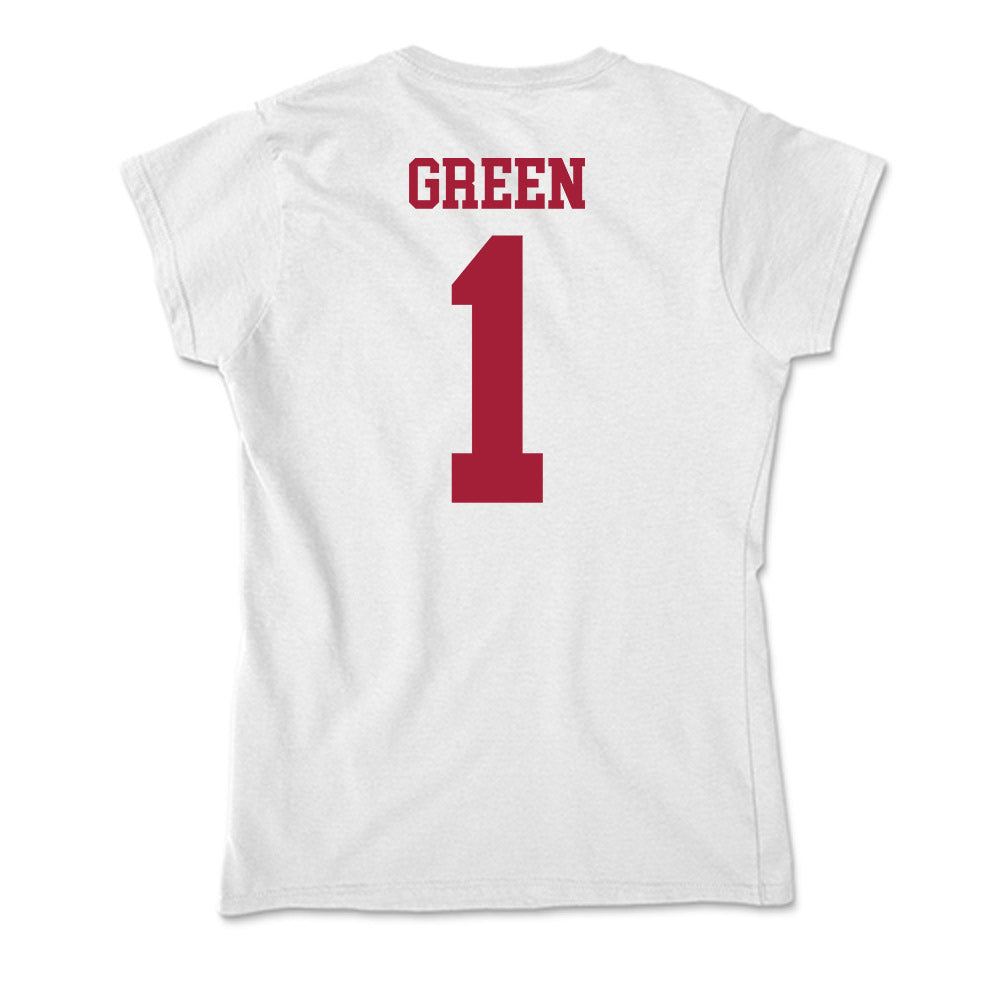 Oklahoma - NCAA Men's Track & Field : Bj Green - Soft Style Women’s T-Shirt-1