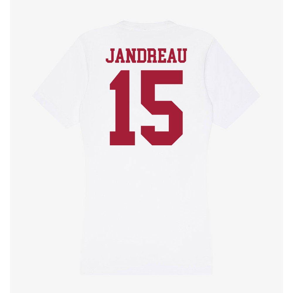 Oklahoma - NCAA Football : Beau Jandreau - Women's V-Neck T-Shirt-1