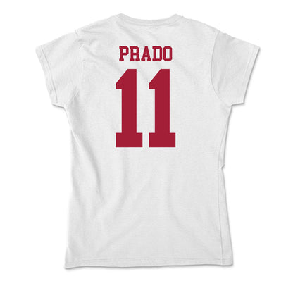 Oklahoma - NCAA Baseball : Gerardo Prado - Soft Style Women’s T-Shirt-1