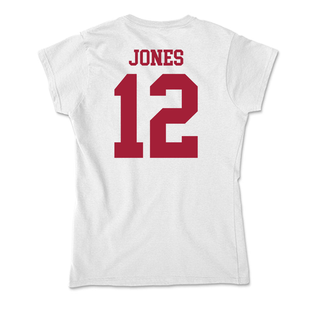 Oklahoma - NCAA Men's Basketball : Jadon Jones - Soft Style Women’s T-Shirt-1