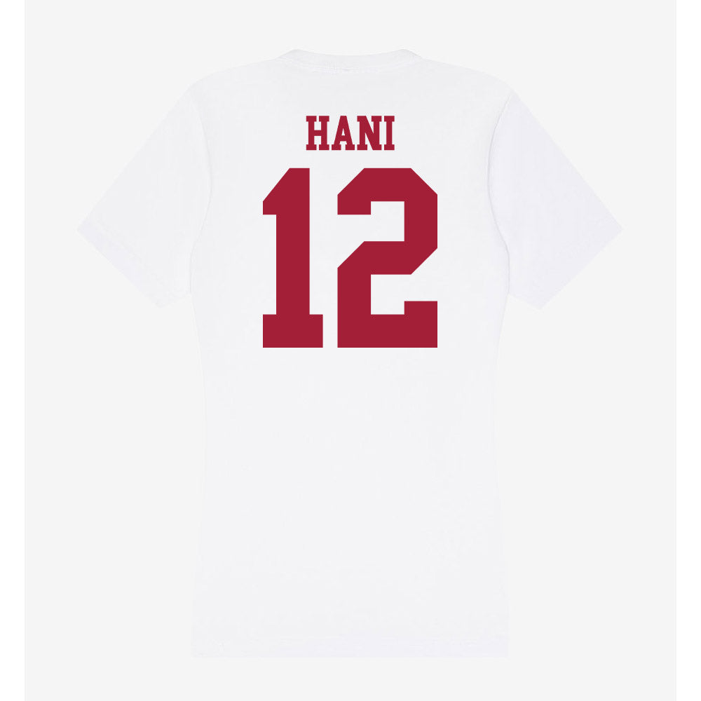 Oklahoma - NCAA Women's Volleyball : Elise Hani - Women's V-Neck T-Shirt-1