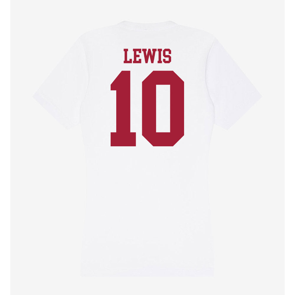 Oklahoma - NCAA Football : Kip Lewis - Women's V-Neck T-Shirt-1