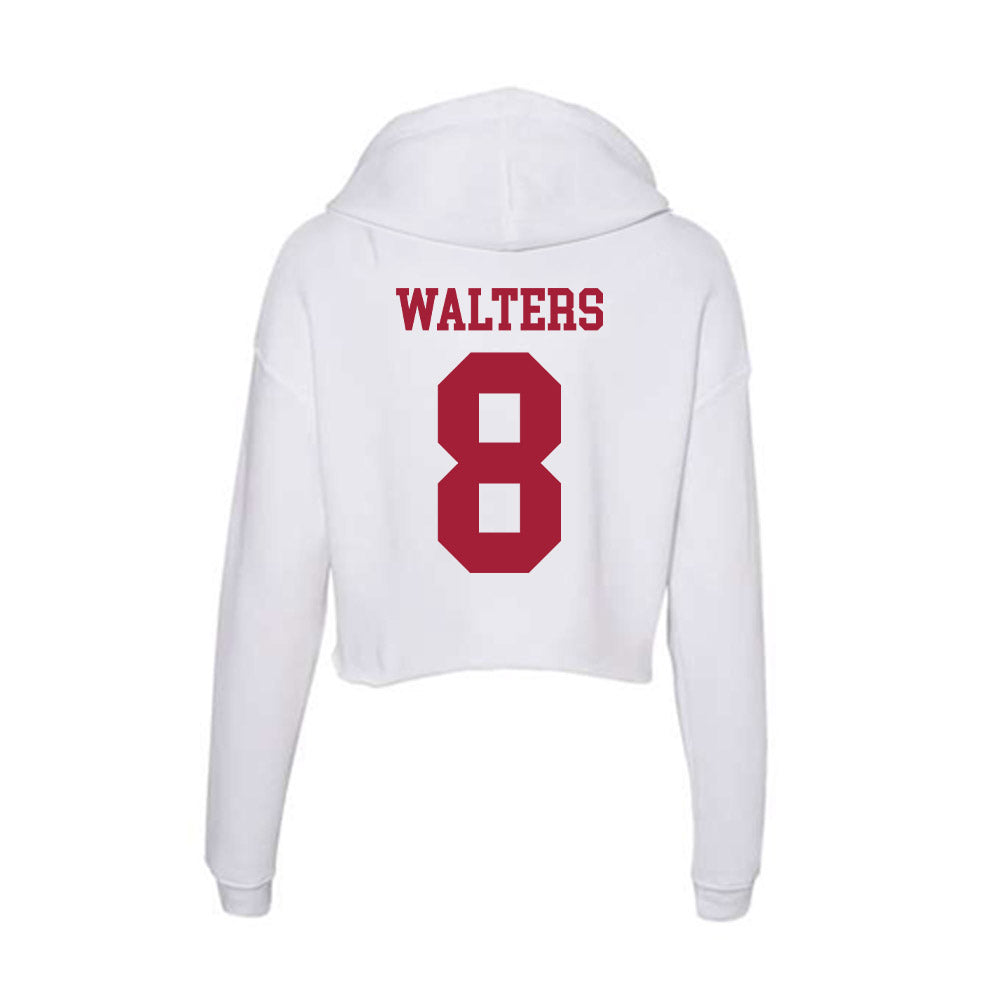 Oklahoma - NCAA Baseball : Uriah Walters - Women's Crop Fleece Hoodie-1