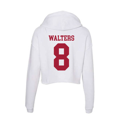Oklahoma - NCAA Baseball : Uriah Walters - Women's Crop Fleece Hoodie-1