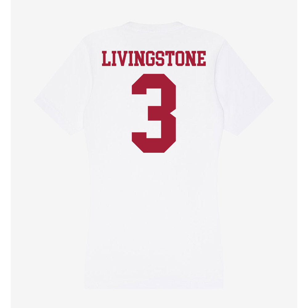 Oklahoma - NCAA Football : Parker Livingstone - Women's V-Neck T-Shirt-1