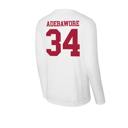 Oklahoma - NCAA Football : Adepoju Adebawore - Activewear Long Sleeve T-Shirt-1