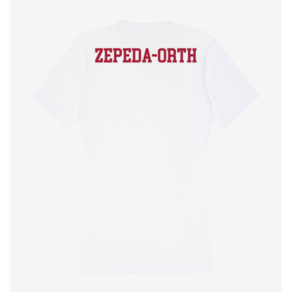 Oklahoma - NCAA Men's Gymnastics : Brandon Zepeda-Orth - Women's V-Neck T-Shirt-1