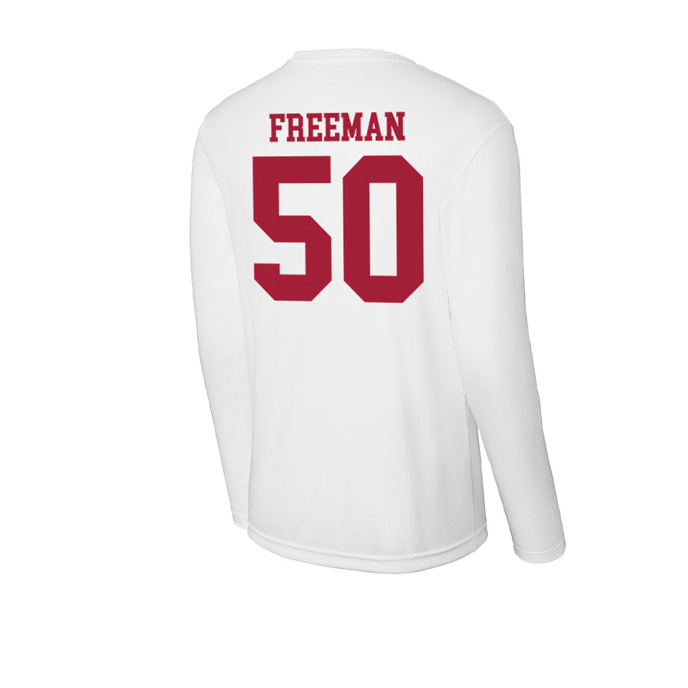 Oklahoma - NCAA Football : Seth Freeman - Activewear Long Sleeve T-Shirt-1
