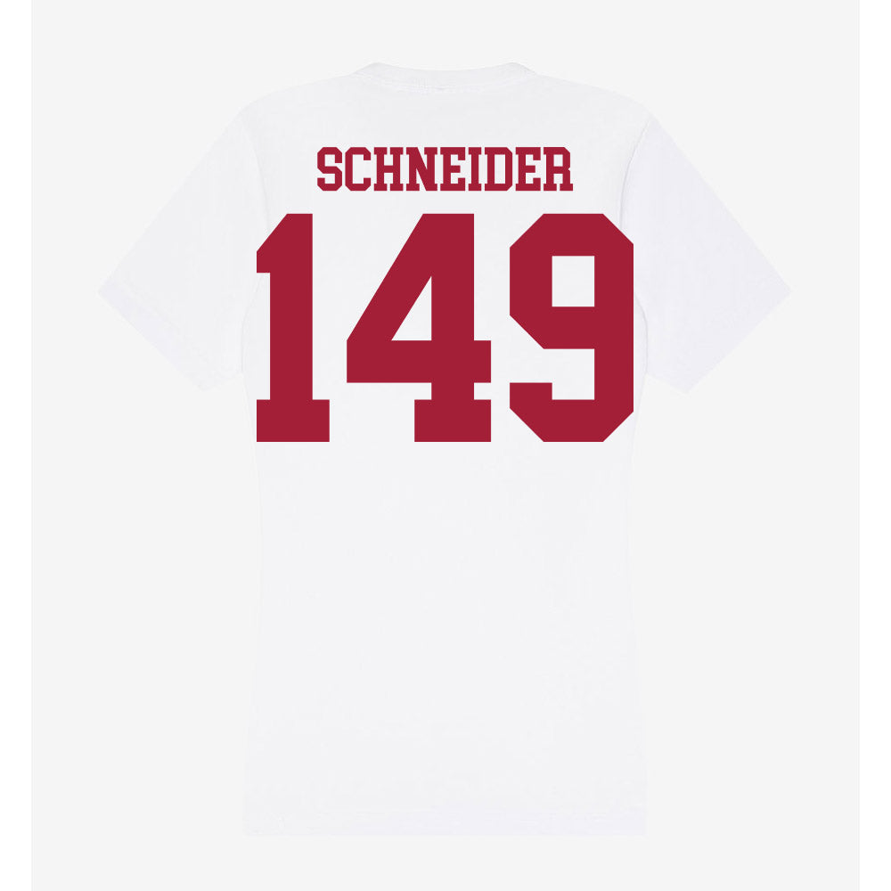 Oklahoma - NCAA Wrestling : Layton Schneider - Women's V-Neck T-Shirt-1