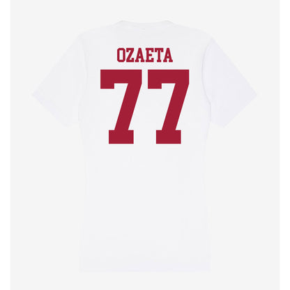 Oklahoma - NCAA Football : Heath Ozaeta - Women's V-Neck T-Shirt-1