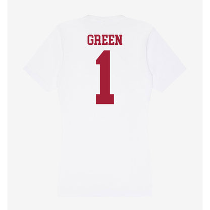 Oklahoma - NCAA Men's Track & Field : Bj Green - Women's V-Neck T-Shirt-1
