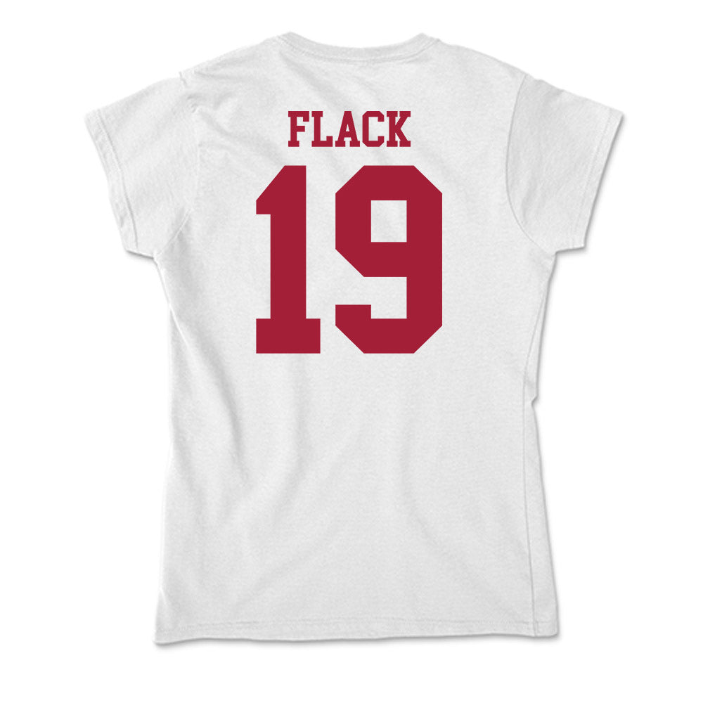 Oklahoma - NCAA Women's Volleyball : Alyssa Flack - Soft Style Women’s T-Shirt-1