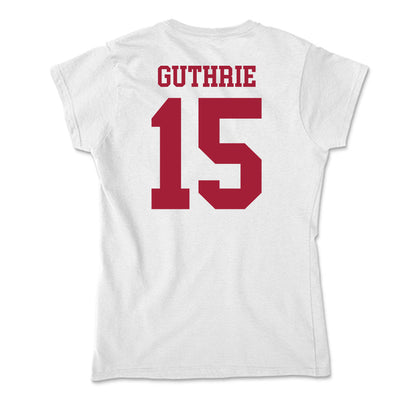 Oklahoma - NCAA Women's Soccer : Aly Guthrie - Soft Style Women’s T-Shirt-1