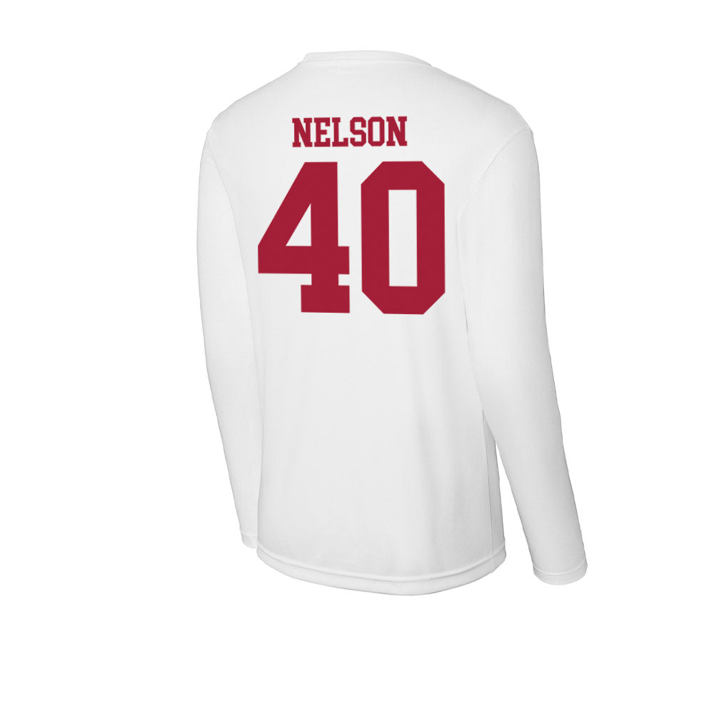 Oklahoma - NCAA Football : Matthew Nelson - Activewear Long Sleeve T-Shirt-1