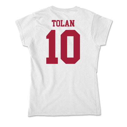 Oklahoma - NCAA Women's Basketball : Emma Tolan - Soft Style Women’s T-Shirt-1