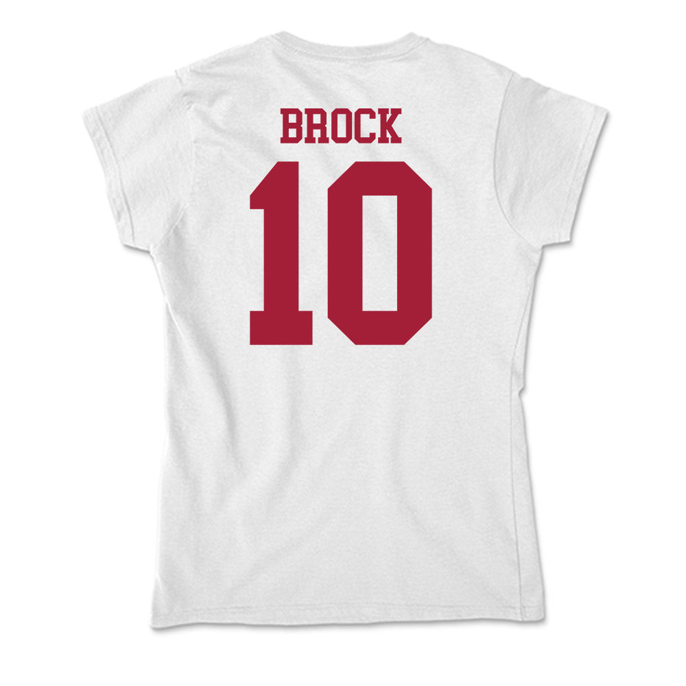 Oklahoma - NCAA Baseball : Brendan Brock - Soft Style Women’s T-Shirt-1