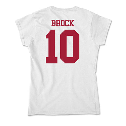 Oklahoma - NCAA Baseball : Brendan Brock - Soft Style Women’s T-Shirt-1