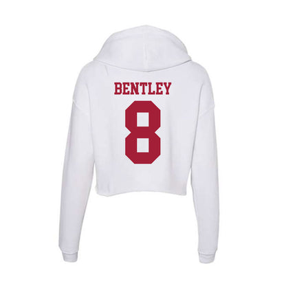 Oklahoma - NCAA Football : Bowe Bentley - Women's Crop Fleece Hoodie-1