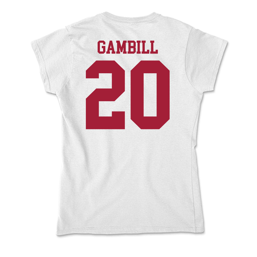 Oklahoma - NCAA Baseball : Trey Gambill - Soft Style Women’s T-Shirt-1