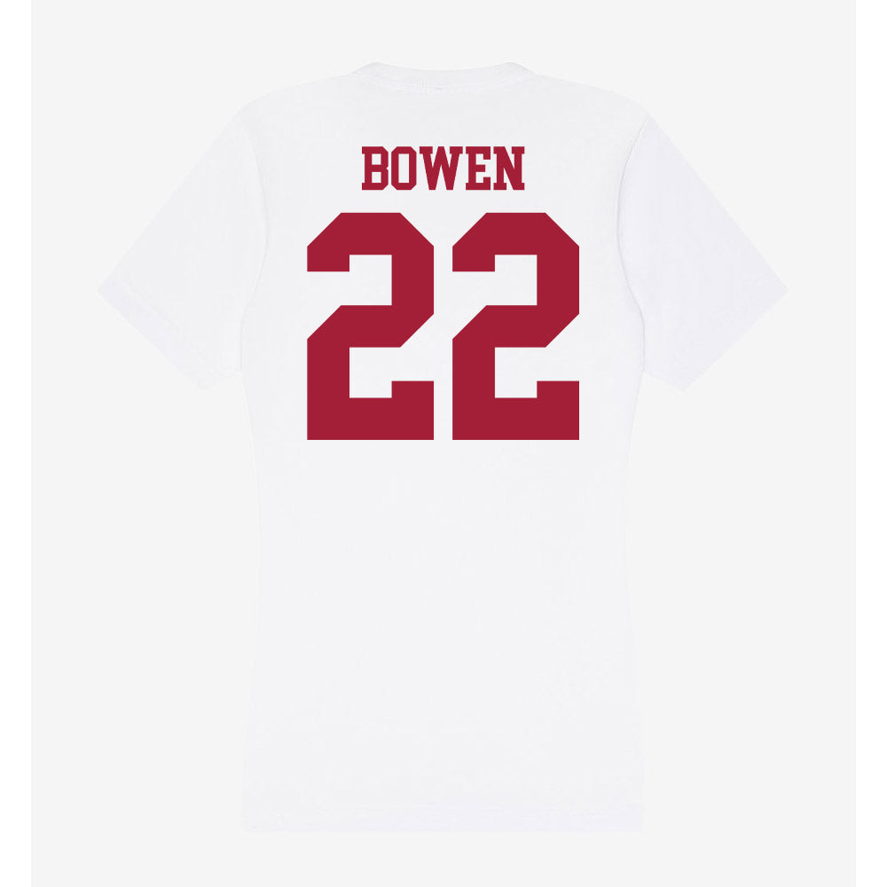Oklahoma - NCAA Football : Peyton Bowen - Women's V-Neck T-Shirt-1