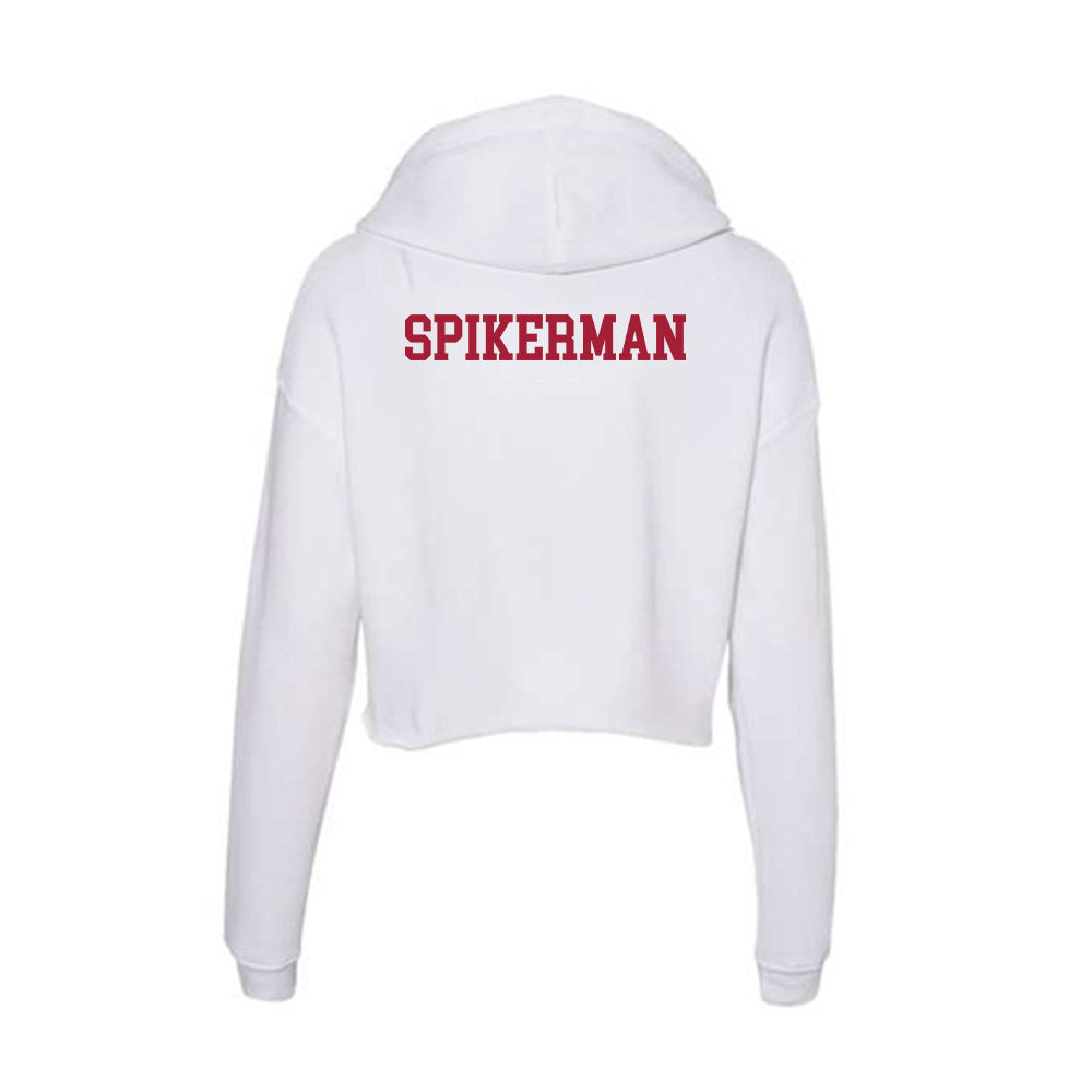 Oklahoma - NCAA Women's Track & Field : Sydney Spikerman - Women's Crop Fleece Hoodie-1