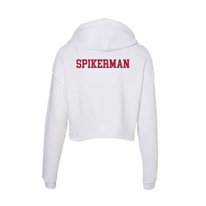 Oklahoma - NCAA Women's Track & Field : Sydney Spikerman - Women's Crop Fleece Hoodie-1