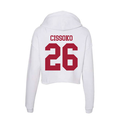 Oklahoma - NCAA Women's Basketball : Daffa Cissoko - Women's Crop Fleece Hoodie-1