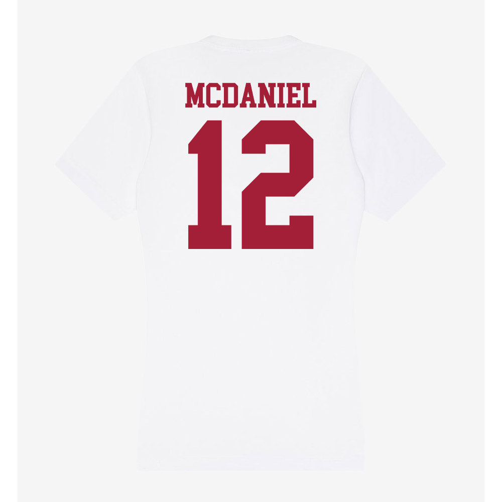 Oklahoma - NCAA Softball : Lexi McDaniel - Women's V-Neck T-Shirt-1