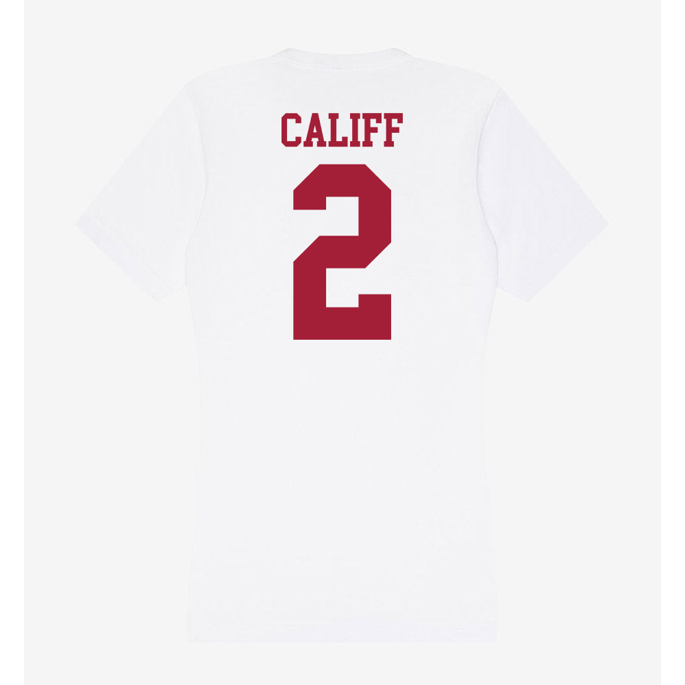 Oklahoma - NCAA Women's Soccer : Paige Califf - Women's V-Neck T-Shirt-1