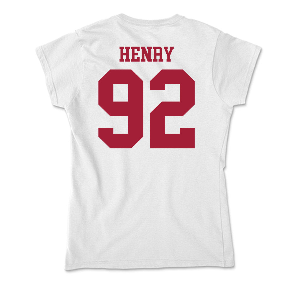 Oklahoma - NCAA Football : Jacob Henry - Soft Style Women’s T-Shirt-1