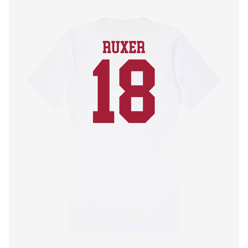 Oklahoma - NCAA Football : Tyler Ruxer - Women's V-Neck T-Shirt-1