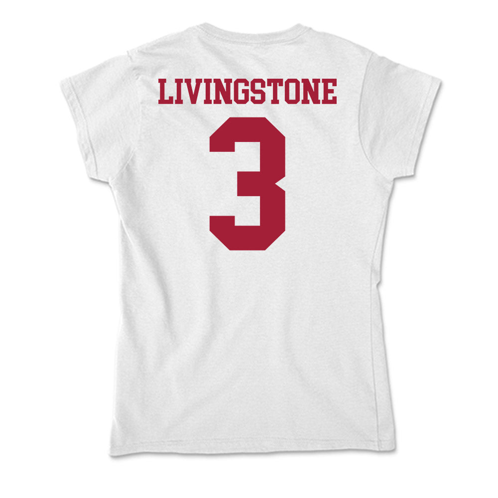 Oklahoma - NCAA Football : Parker Livingstone - Soft Style Women’s T-Shirt-1