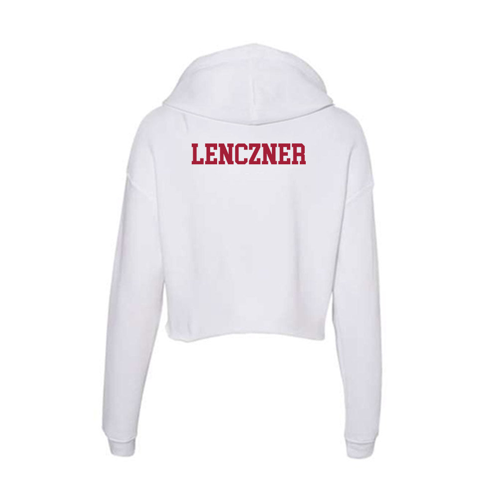 Oklahoma - NCAA Women's Gymnastics : Aspen Lenczner - Women's Crop Fleece Hoodie-1