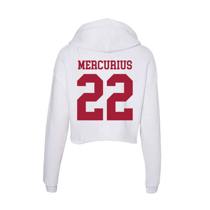 Oklahoma - NCAA Baseball : Leighton Mercurius - Women's Crop Fleece Hoodie-1