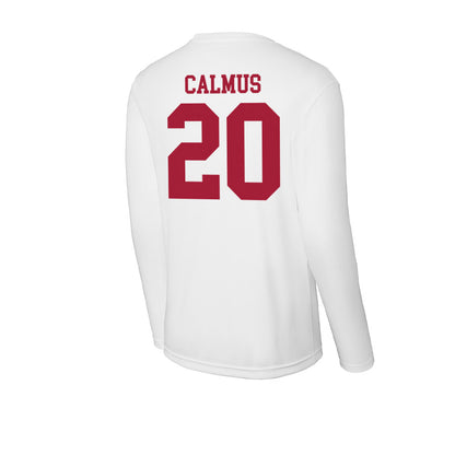 Oklahoma - NCAA Football : Casen Calmus - Activewear Long Sleeve T-Shirt-1
