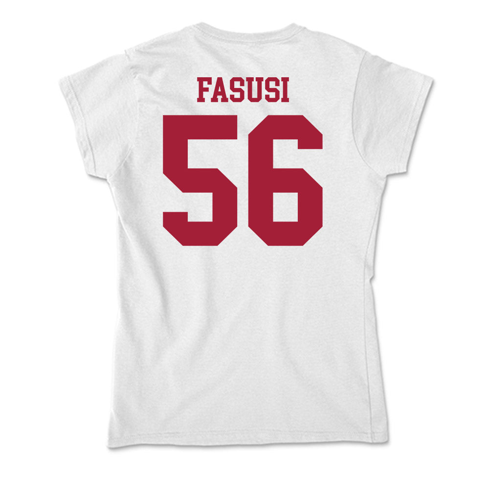 Oklahoma - NCAA Football : Michael Fasusi - Soft Style Women’s T-Shirt-1