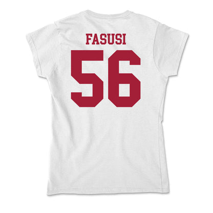 Oklahoma - NCAA Football : Michael Fasusi - Soft Style Women’s T-Shirt-1