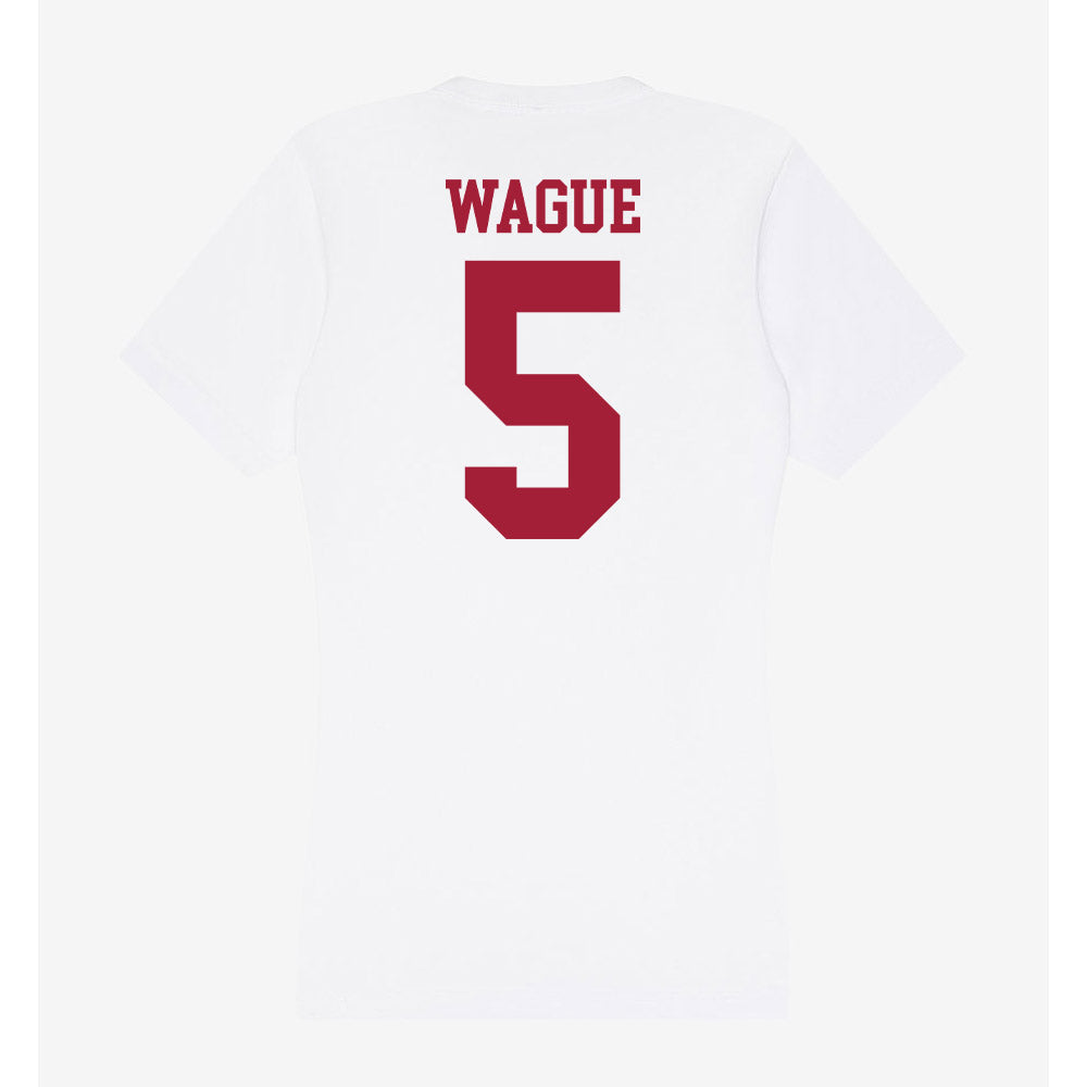 Oklahoma - NCAA Men's Basketball : Mohamed Wague - Women's V-Neck T-Shirt-1