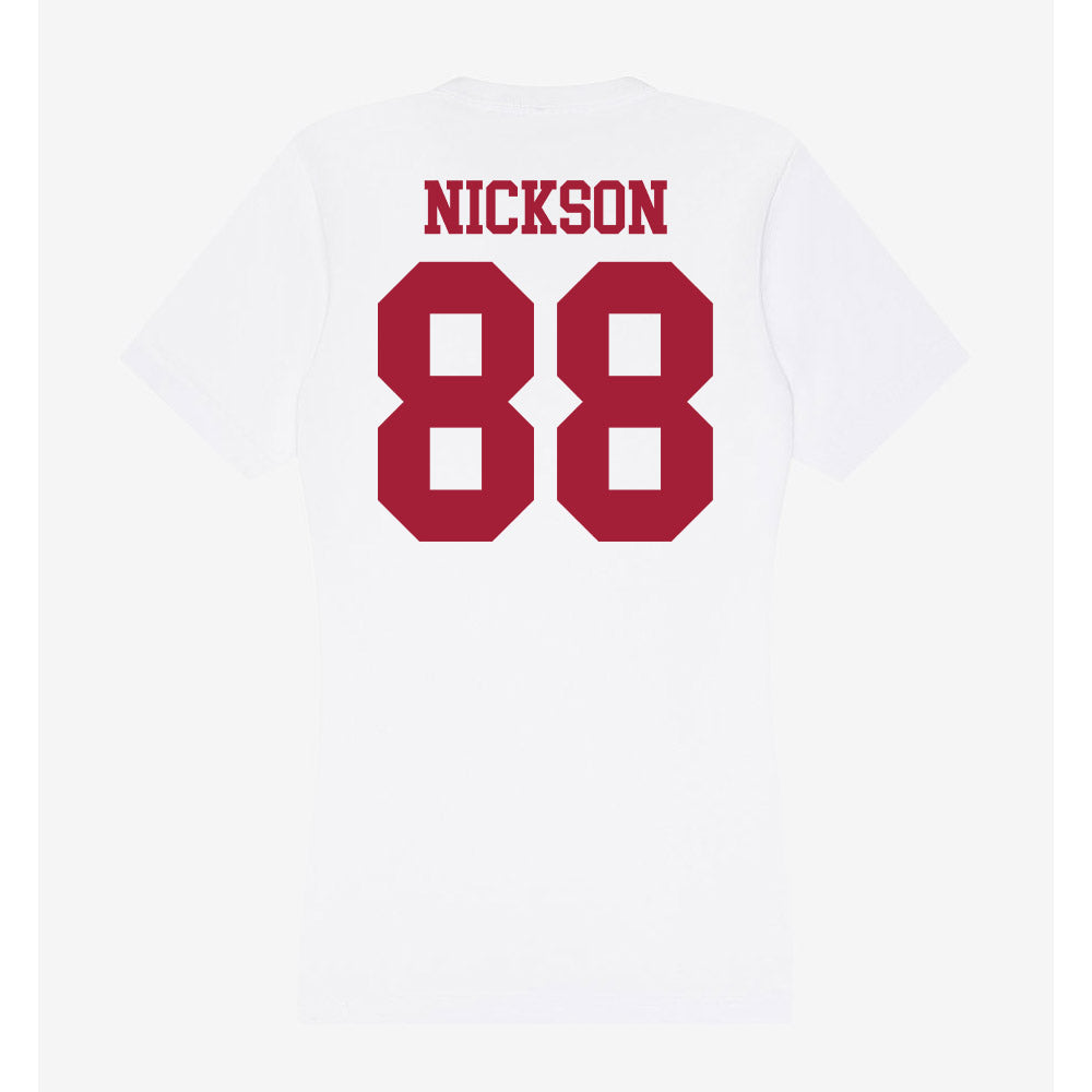 Oklahoma - NCAA Football : CJ Nickson - Women's V-Neck T-Shirt-1