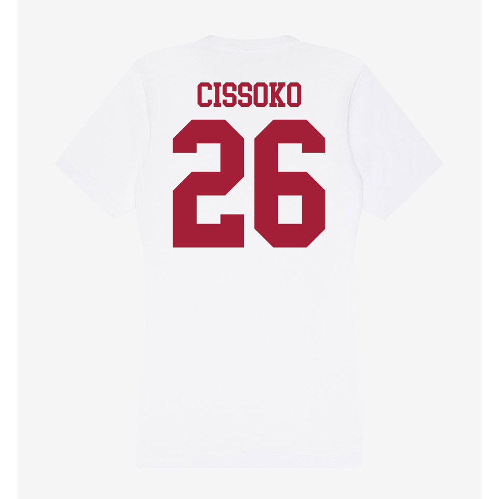 Oklahoma - NCAA Women's Basketball : Daffa Cissoko - Women's V-Neck T-Shirt-1