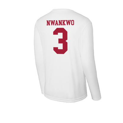 Oklahoma - NCAA Men's Basketball : Jeff Nwankwo - Activewear Long Sleeve T-Shirt-1