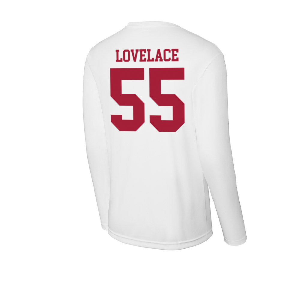 Oklahoma - NCAA Men's Basketball : Reid Lovelace - Activewear Long Sleeve T-Shirt-1