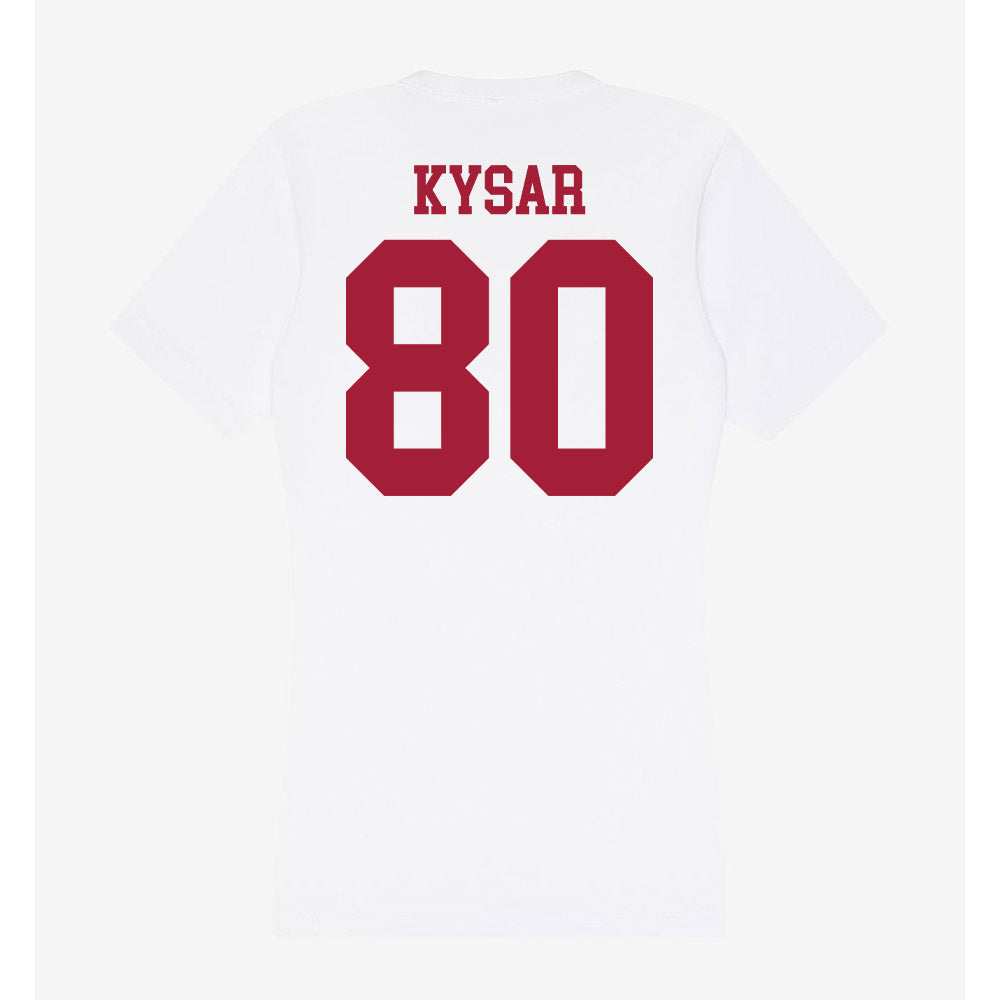 Oklahoma - NCAA Football : Bergin Kysar - Women's V-Neck T-Shirt-1